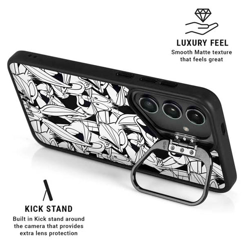 Looney Tunes Bugs Bunny Super Sized Pattern Galaxy S25 Kickstand Case