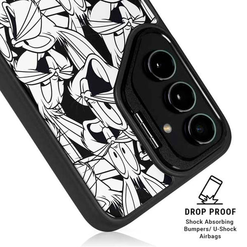 Looney Tunes Bugs Bunny Super Sized Pattern Galaxy S25 Kickstand Case