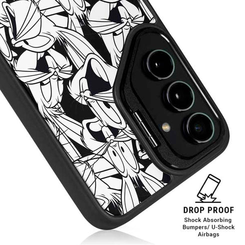 Looney Tunes Bugs Bunny Super Sized Pattern Galaxy S25 Plus Kickstand Case