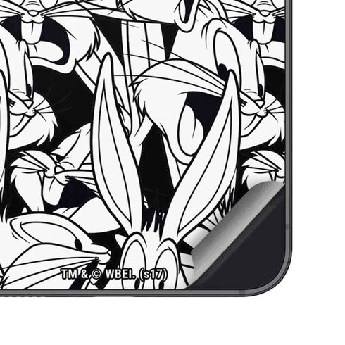 Looney Tunes Bugs Bunny Super Sized Pattern Galaxy S25 Plus Skin