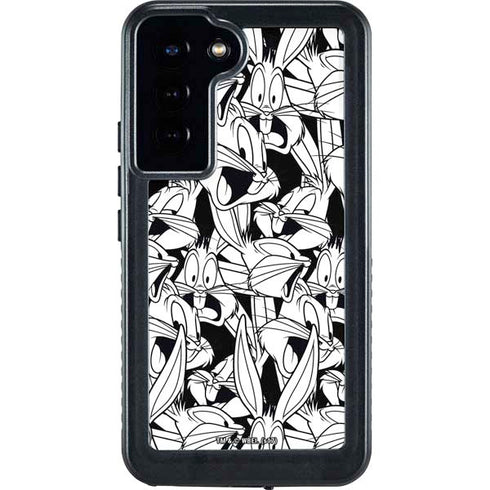 Looney Tunes Bugs Bunny Super Sized Pattern Galaxy S24 Plus Waterproof Case