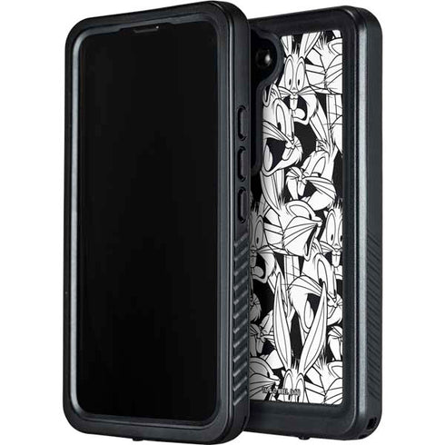 Looney Tunes Bugs Bunny Super Sized Pattern Galaxy S24 Plus Waterproof Case