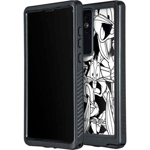 Looney Tunes Bugs Bunny Super Sized Pattern Galaxy S24 Ultra Waterproof Case