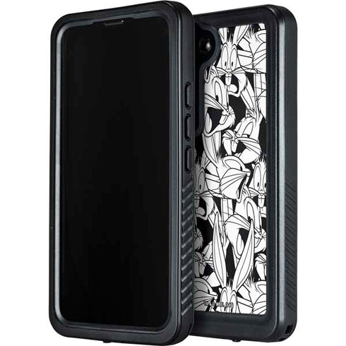 Looney Tunes Bugs Bunny Super Sized Pattern Galaxy S24 Waterproof Case