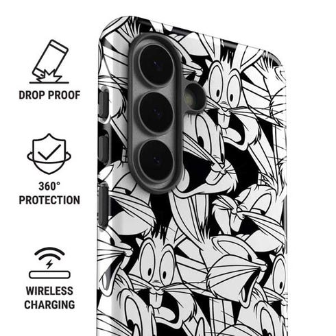 Looney Tunes Bugs Bunny Super Sized Pattern Galaxy S26 Impact Case