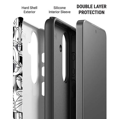 Looney Tunes Bugs Bunny Super Sized Pattern Galaxy S26 Impact Case