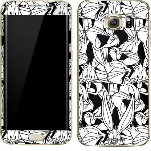 Looney Tunes Bugs Bunny Super Sized Pattern Galaxy S7 Edge Skin