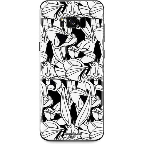 Looney Tunes Bugs Bunny Super Sized Pattern Galaxy S8 Plus Skin