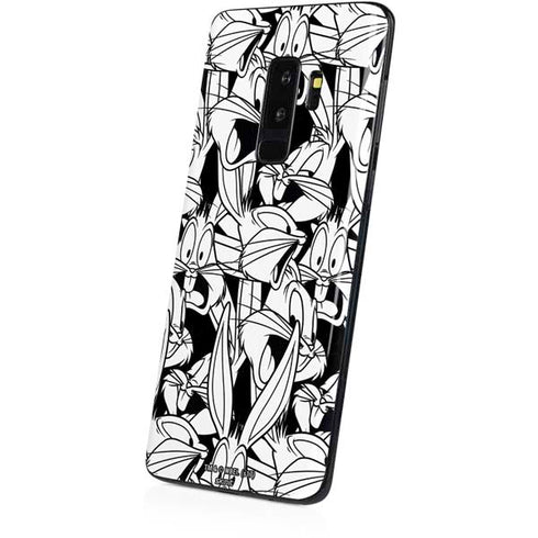 Looney Tunes Bugs Bunny Super Sized Pattern Galaxy S9 Plus Skin