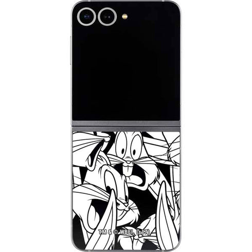 Looney Tunes Bugs Bunny Super Sized Pattern Galaxy Z Flip6 Skin