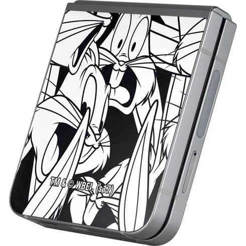 Looney Tunes Bugs Bunny Super Sized Pattern Galaxy Z Flip6 Skin