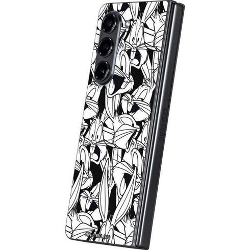 Looney Tunes Bugs Bunny Super Sized Pattern Galaxy Z Fold5 5G Skin