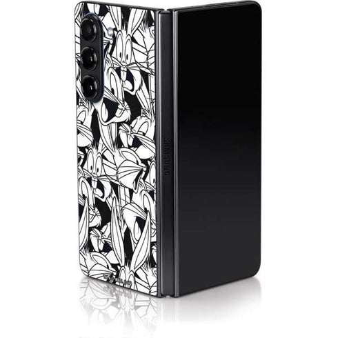 Looney Tunes Bugs Bunny Super Sized Pattern Galaxy Z Fold5 5G Skin