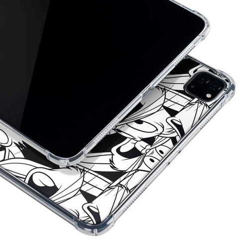 Looney Tunes Bugs Bunny Super Sized Pattern iPad Pro 11in (2024) Clear Case