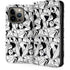 Looney Tunes Bugs Bunny Super Sized Pattern iPhone 14 Pro Folio Case