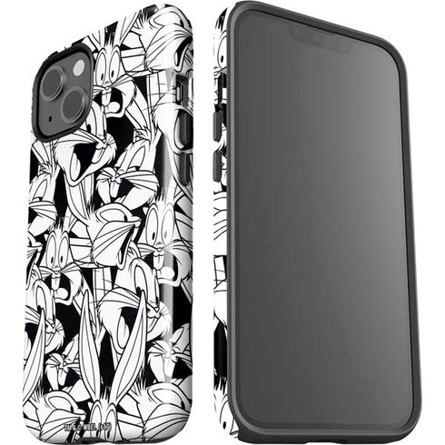 Looney Tunes Bugs Bunny Super Sized Pattern iPhone 15 Impact Case