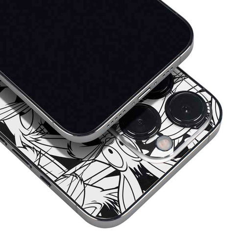 Looney Tunes Bugs Bunny Super Sized Pattern iPhone 15 Pro Max Skin