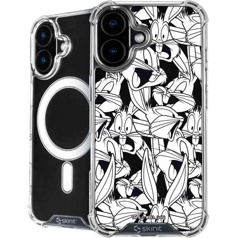 Looney Tunes Bugs Bunny Super Sized Pattern iPhone 16 MagSafe Case