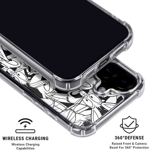 Looney Tunes Bugs Bunny Super Sized Pattern iPhone 16 MagSafe Case
