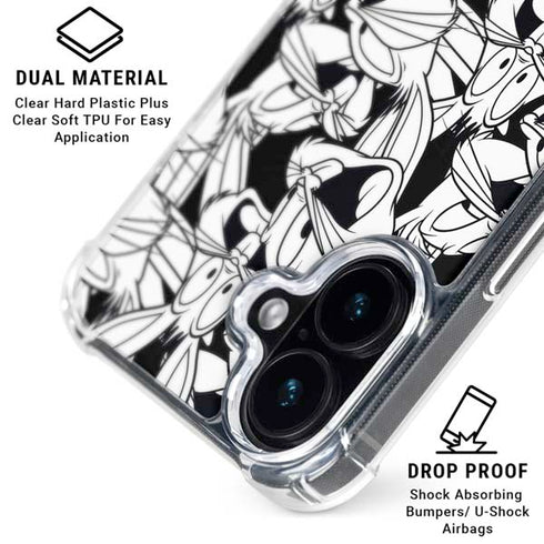 Looney Tunes Bugs Bunny Super Sized Pattern iPhone 16 MagSafe Case