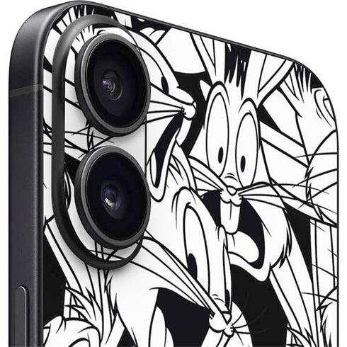 Looney Tunes Bugs Bunny Super Sized Pattern iPhone 16 Plus Skin