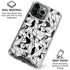 Looney Tunes Bugs Bunny Super Sized Pattern iPhone 16 Pro Clear Case