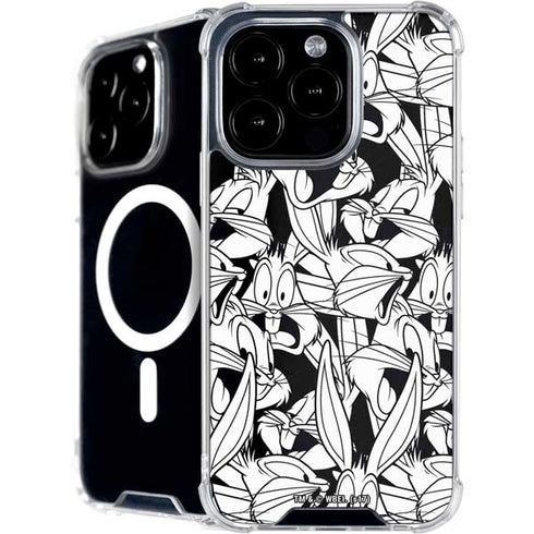Looney Tunes Bugs Bunny Super Sized Pattern iPhone 16 Pro MagSafe Case