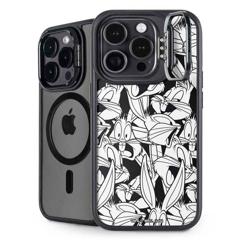 Looney Tunes Bugs Bunny Super Sized Pattern iPhone 16 Pro Max Kickstand Case