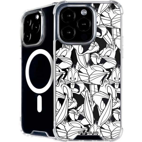 Looney Tunes Bugs Bunny Super Sized Pattern iPhone 16 Pro Max MagSafe Case