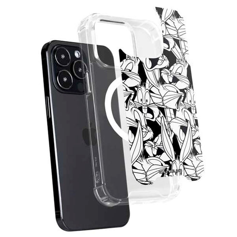 Looney Tunes Bugs Bunny Super Sized Pattern iPhone 16 Pro Max MagSafe Case