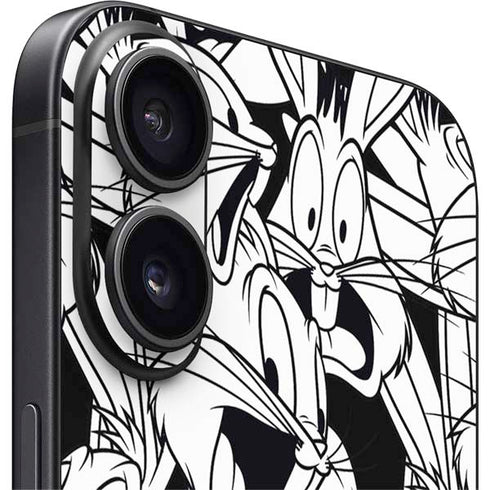 Looney Tunes Bugs Bunny Super Sized Pattern iPhone 16 Skin