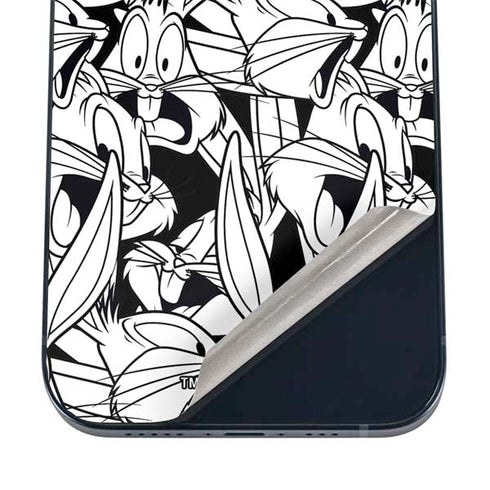 Looney Tunes Bugs Bunny Super Sized Pattern iPhone 16 Skin