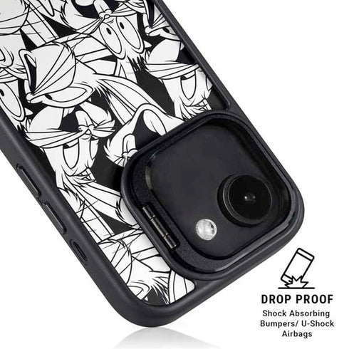 Looney Tunes Bugs Bunny Super Sized Pattern iPhone 16e Kickstand Case