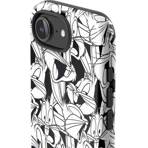 Looney Tunes Bugs Bunny Super Sized Pattern iPhone 16e Impact Case