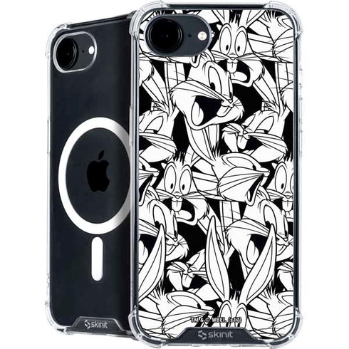 Looney Tunes Bugs Bunny Super Sized Pattern iPhone 16e MagSafe Case