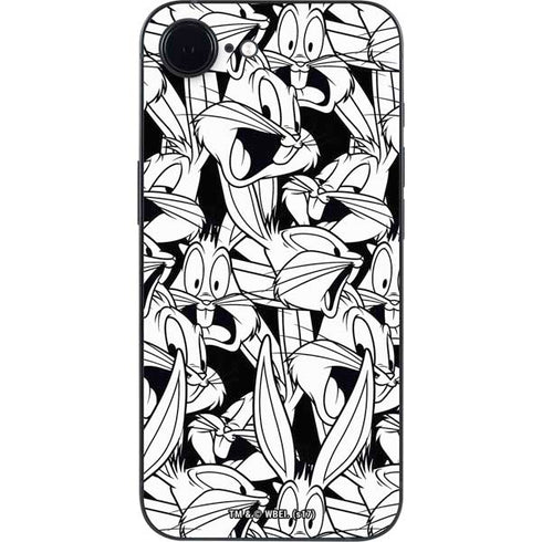 Looney Tunes Bugs Bunny Super Sized Pattern iPhone 16e Skin