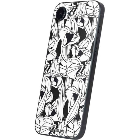 Looney Tunes Bugs Bunny Super Sized Pattern iPhone 16e Skin