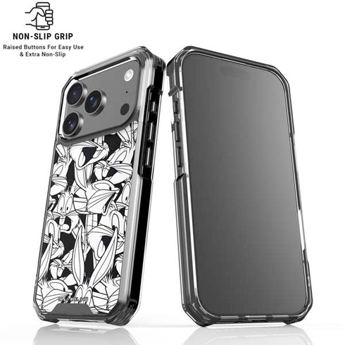 Looney Tunes Bugs Bunny Super Sized Pattern iPhone 18 Pro Clear Case