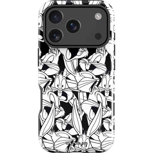 Looney Tunes Bugs Bunny Super Sized Pattern iPhone 18 Pro Impact Case