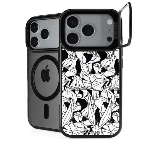 Looney Tunes Bugs Bunny Super Sized Pattern iPhone 18 Pro Kickstand Case