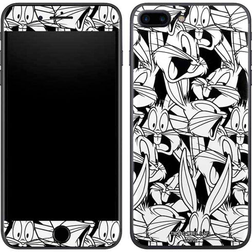 Looney Tunes Bugs Bunny Super Sized Pattern iPhone 7 Plus Skin