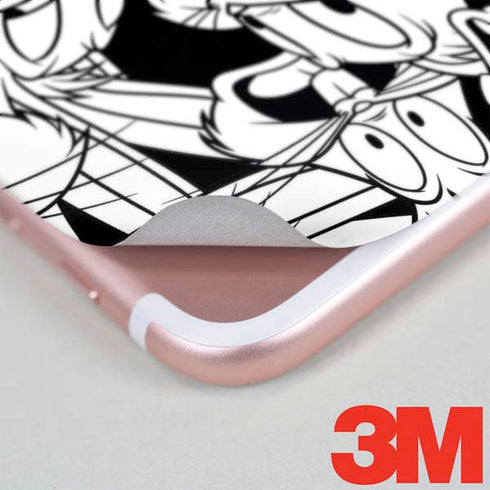 Looney Tunes Bugs Bunny Super Sized Pattern iPhone 7 Skin