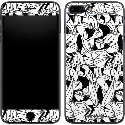 Looney Tunes Bugs Bunny Super Sized Pattern iPhone 8 Plus Skin