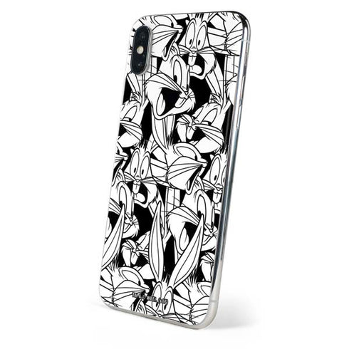 Looney Tunes Bugs Bunny Super Sized Pattern iPhone XS Max Skin