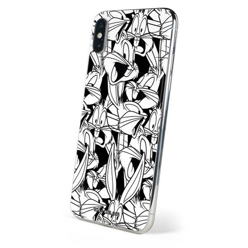 Looney Tunes Bugs Bunny Super Sized Pattern iPhone XS Skin