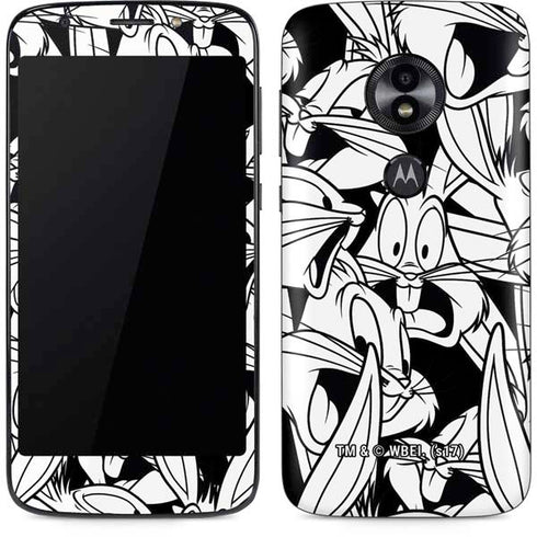 Looney Tunes Bugs Bunny Super Sized Pattern Moto E5 Play Skin