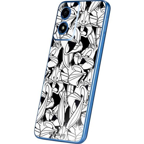 Looney Tunes Bugs Bunny Super Sized Pattern Moto G Play 4G (2024) Skin