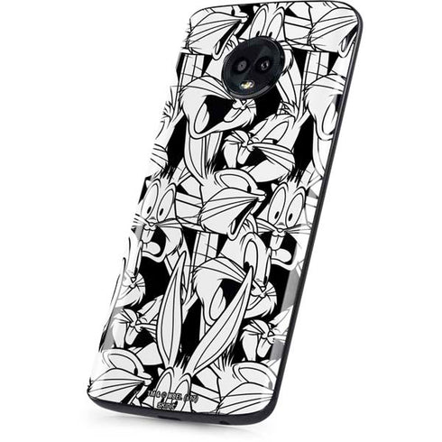 Looney Tunes Bugs Bunny Super Sized Pattern Moto G6 Skin