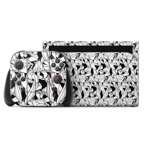 Looney Tunes Bugs Bunny Super Sized Pattern Nintendo Switch 2 (2025) with Joy-Con Skin