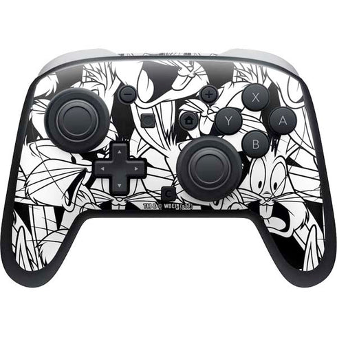 Looney Tunes Bugs Bunny Super Sized Pattern Nintendo Skins